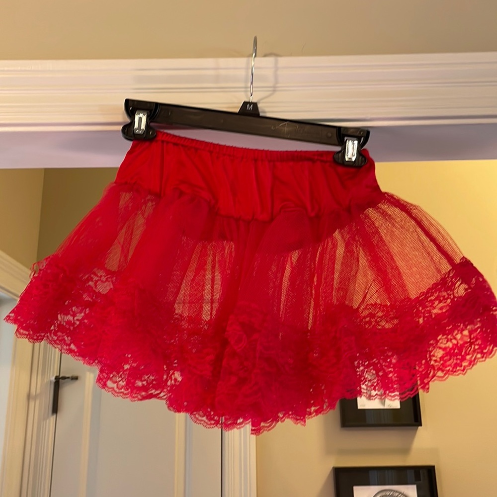 Red and Pink Costume Petticoats